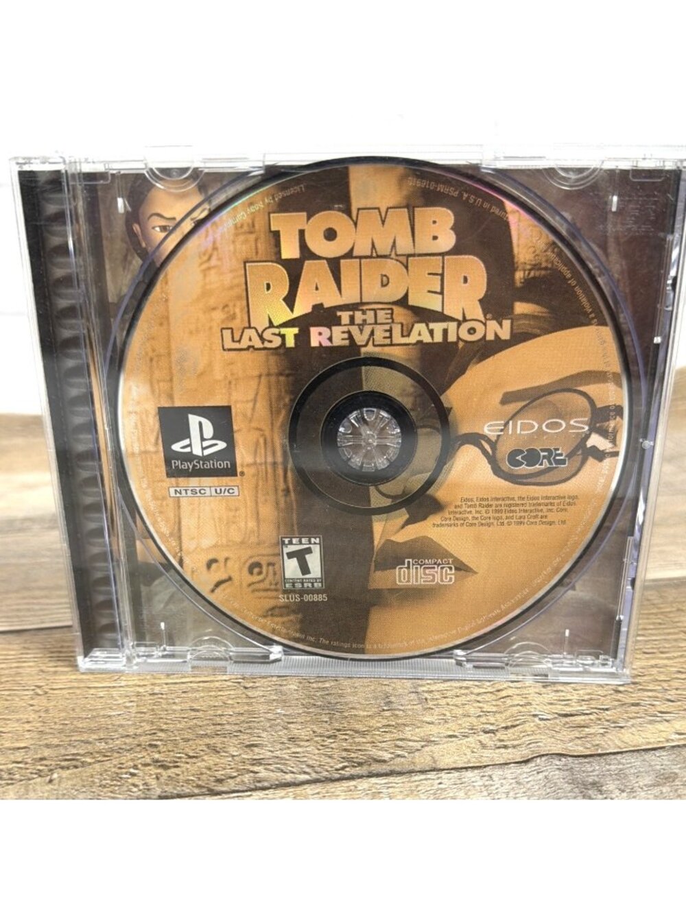 Vintage Black Label Tomb Raider Last Revelation PlayStation PS1 Game Tested READ